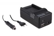 PATONA 4in1 Charger for Panasonic DMC-G1 DMC-GH1 DMC-G2 BLB13, PATONA