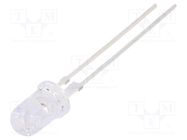 LED; 5mm; red; 15°; Front: convex; 2÷2.8V; No.of term: 2; 6÷8lm OPTOSUPPLY