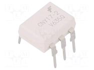 Optocoupler; THT; Ch: 1; OUT: transistor; 4.17kV; DIP6; CNY17 ONSEMI