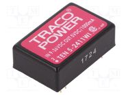 Converter: DC/DC; 5W; Uin: 9÷36V; Uout: 5VDC; Iout: 1000mA; DIP24 TRACO POWER