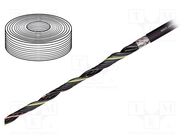 Wire: control cable; chainflex® CF891; 25G0.75mm2; black; Cu; PUR IGUS