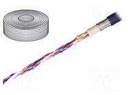 Wire: data transmission; chainflex® CF11; 2x2x0.25mm2; blue; Cu IGUS