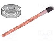 Wire: motor; chainflex® CF330.D; 1x10mm2; black; stranded; Cu; 8mm IGUS