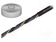 Wire: control cable; chainflex® CF880; 25G0.75mm2; PVC; black IGUS