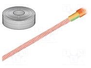 Wire: motor; chainflex® CF885; 1G10mm2; PVC; orange; stranded; Cu IGUS