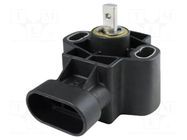 Sensor: Hall; rotary position sensor; Range: 120° (±60°); IP67 HONEYWELL