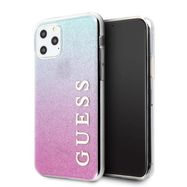 Guess GUHCN58PCUGLPBL iPhone 11 Pro rose blue/pink blue hard case Glitter Gradient, Guess