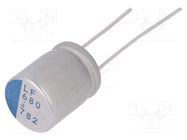 Capacitor: polymer; low ESR; 680uF; 6.3VDC; ESR: 6mΩ; PLF; THT; ±20% NICHICON