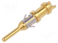 Contact; male; Buccaneer 6000; brass; nickel plated; 18AWG÷14AWG BULGIN