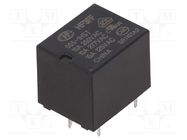 Relay: electromagnetic; SPST-NO; Ucoil: 5VDC; 10A; 10A/277VAC; PCB HONGFA RELAY