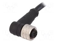 Connector: M12; plug; PIN: 4; female; A code-DeviceNet / CANopen MOLEX