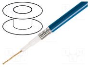 Wire: microphone cable; 1x0.75mm2; blue; tinned,OFC; -15÷70°C 