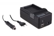 PATONA 4in1 Charger for Panasonic DMW-BLD10E GF2 GF-2, PATONA