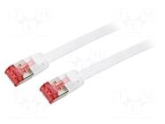Patch cord; RJ45 plug,both sides; U/FTP; 6; stranded; CCS; 20m; PVC LOGILINK