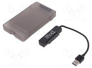 USB to SATA adapter; SATA plug,USB A plug; USB 3.0 LOGILINK