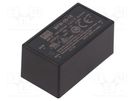 Converter: AC/DC; 5W; 80÷264VAC; 15VDC; Iout: 330mA; OUT: 1; 81%; PCB MEAN WELL