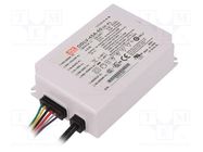 Power supply: switched-mode; LED; 45W; 60VDC; 0.75A; 90÷295VAC MEAN WELL