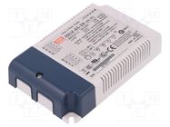 Power supply: switching; LED; 45W; 36VDC; 1.25A; 90÷295VAC; IP20 MEAN WELL