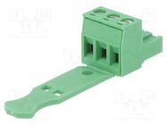 Pluggable terminal block; 5.08mm; ways: 3; straight; plug; female PHOENIX CONTACT