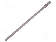 Screwdriver bit; hex key; HEX 9/64"; Socket size-inch: 1/4" WERA