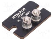 Resistor: thick film; screw; 2kΩ; 100W; ±5%; 38x25x2mm; 100ppm/°C TELPOD