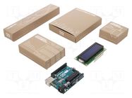 Dev.kit: Arduino; Comp: ATMEGA328; 5VDC; Architecture: AVR ARDUINO