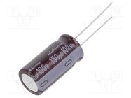 Capacitor: electrolytic; low ESR; THT; 150uF; 100VDC; Ø12.5x25mm NICHICON