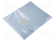 Protection bag; ESD; L: 254mm; W: 203mm; Thk: 50um EUROSTAT GROUP