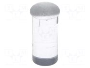 Fiber for LED; Ø3.3mm; L: 6mm; round; Front: convex; straight FIX&FASTEN