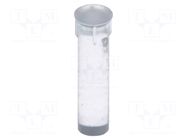 Fiber for LED; Ø2.3mm; L: 8mm; round; Front: flat; straight FIX&FASTEN