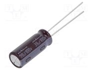 Capacitor: electrolytic; low ESR; THT; 39uF; 100VDC; Ø8x20mm; ±20% NICHICON