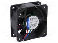 Fan: DC; axial; 24VDC; 60x60x25mm; 42m3/h; 35dBA; ball bearing EBM-PAPST