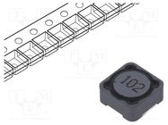 Inductor: wire; SMD; 1mH; 400mA; 1.53Ω; ±20%; 12x12x6mm; -40÷125°C Viking