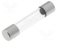 Fuse: fuse; time-lag; 187mA; 250VAC; cylindrical,glass; 6.3x32mm LITTELFUSE