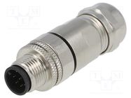 Connector: M12; plug; PIN: 8; male; A code-DeviceNet / CANopen DEGSON ELECTRONICS