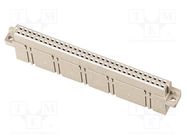 Plug; DIN 41612; type B; female; PIN: 64; a+b; crimped; straight HARTING
