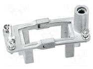 Frame for modules; size 10A; Han-Modular®; Modules: 1; 49.5x16mm HARTING
