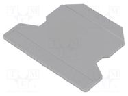 Separating plate; grey; UK; polyamide PHOENIX CONTACT