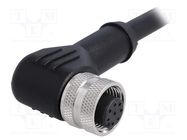 Plug; M12; PIN: 8; female; A code-DeviceNet / CANopen; IP65,IP67 DEGSON ELECTRONICS