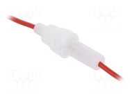Fuse holder; 5x20mm; on cable; Imax: 1.165A; 0.258mm2; 23AWG PROFFUSE