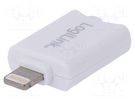 Card reader: memory; Apple Lightning plug; microSD; R: 30MB/s LOGILINK