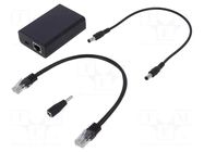 PoE power supply unit; DC socket,RJ45 socket x2; PoE (PoE) DIGITUS
