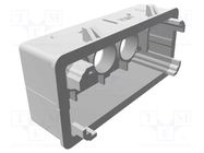 Enclosure: for HDC connectors; Han® B; size 16B; for cable HARTING