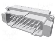 Connector: HDC; contact insert; male; Han® ESS; PIN: 16; 16+PE; 16A HARTING