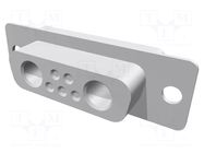 Connector: Special D-Sub; PIN: 7; plug; female; for cable; straight HARTING