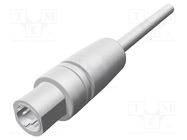 Plug; M12; PIN: 4; male; D code-Ethernet; for cable; crimped; IP54 HARTING