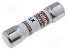 Fuse: fuse; quick blow; 1A; 600VAC; 10.3x38mm LITTELFUSE