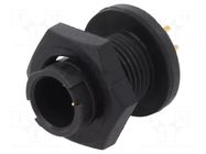 Connector: circular; EN2; socket; male; THT; for panel mounting SWITCHCRAFT