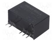 Converter: DC/DC; 1W; Uin: 10.8÷13.2V; Uout: 12VDC; Uout2: -12VDC MEAN WELL