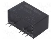 Converter: DC/DC; 2W; Uin: 4.5÷5.5V; Uout: 12VDC; Uout2: -12VDC; SIP7 MEAN WELL